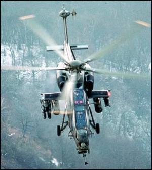 Двухместный легкий противотанковый вертолет Agusta A-129